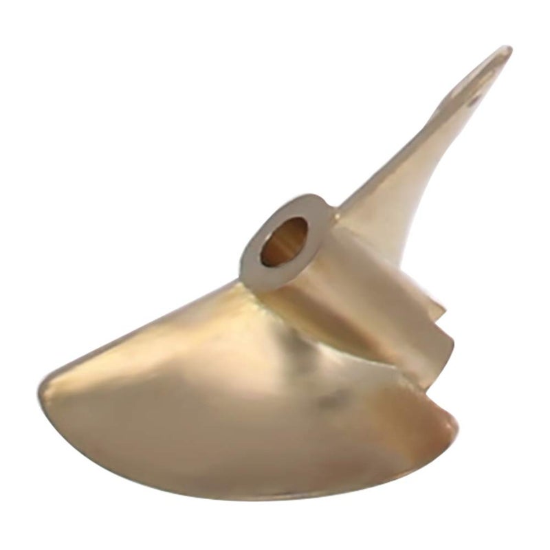 Fielect 2 Blades CCW Propeller for Ship Model Rc Boat Propeller Model Golden Brass Paddle 32mm Diameter 1.4 Pitch 3.18mm Hole Dia - Image 5